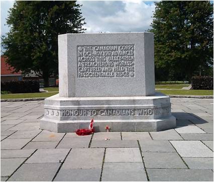 Passchendaele Memorial